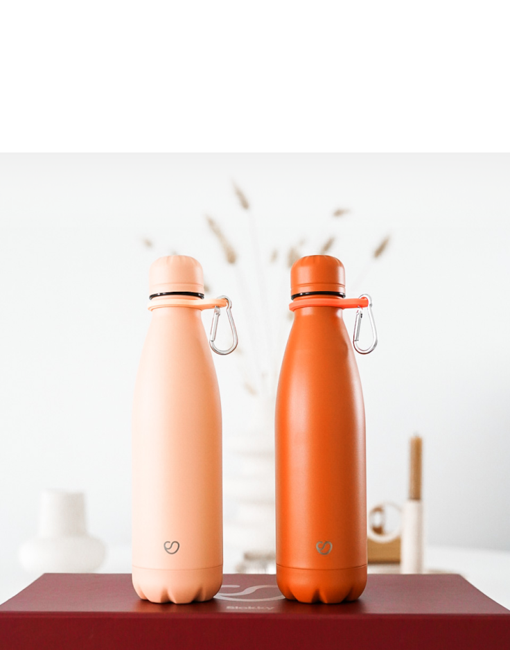 Matte Blue Bottle  Reusable & Insulated Slokky Water Bottle