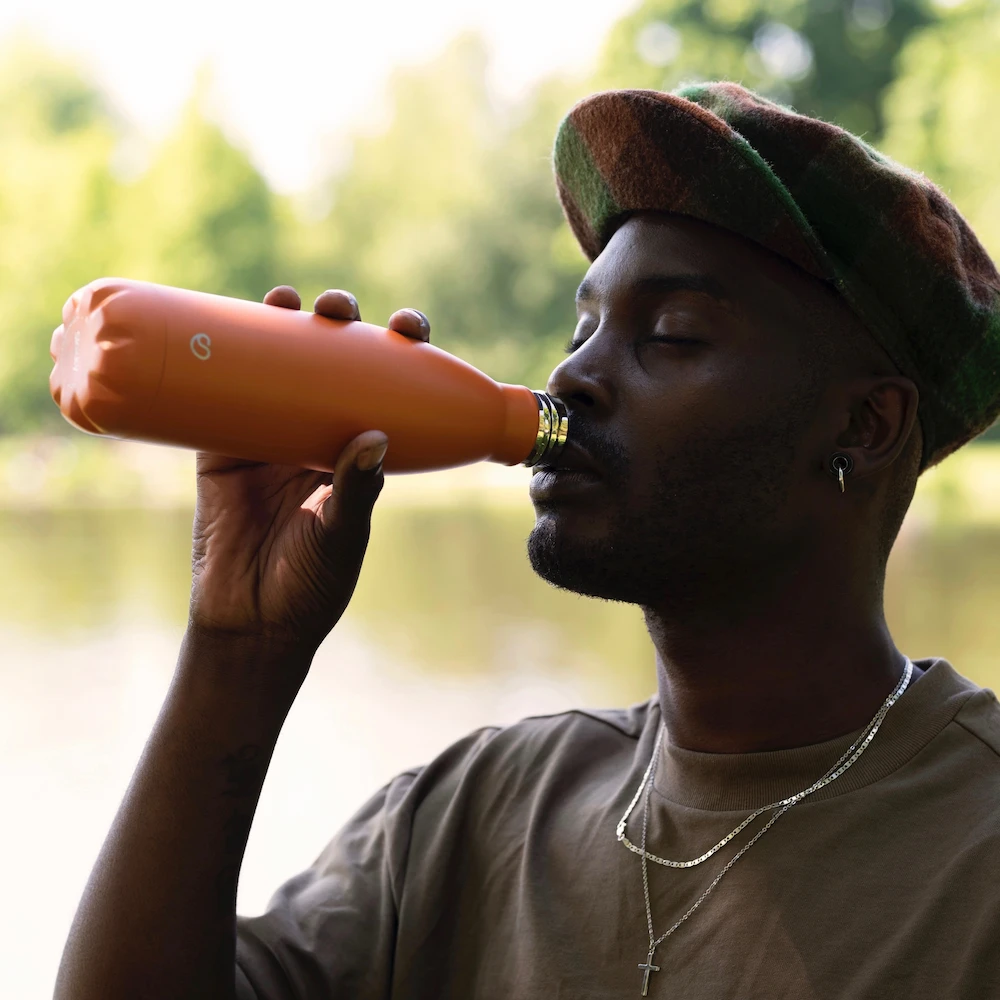 Matte Pink Bottle  Reusable & Insulated Slokky Water Bottle